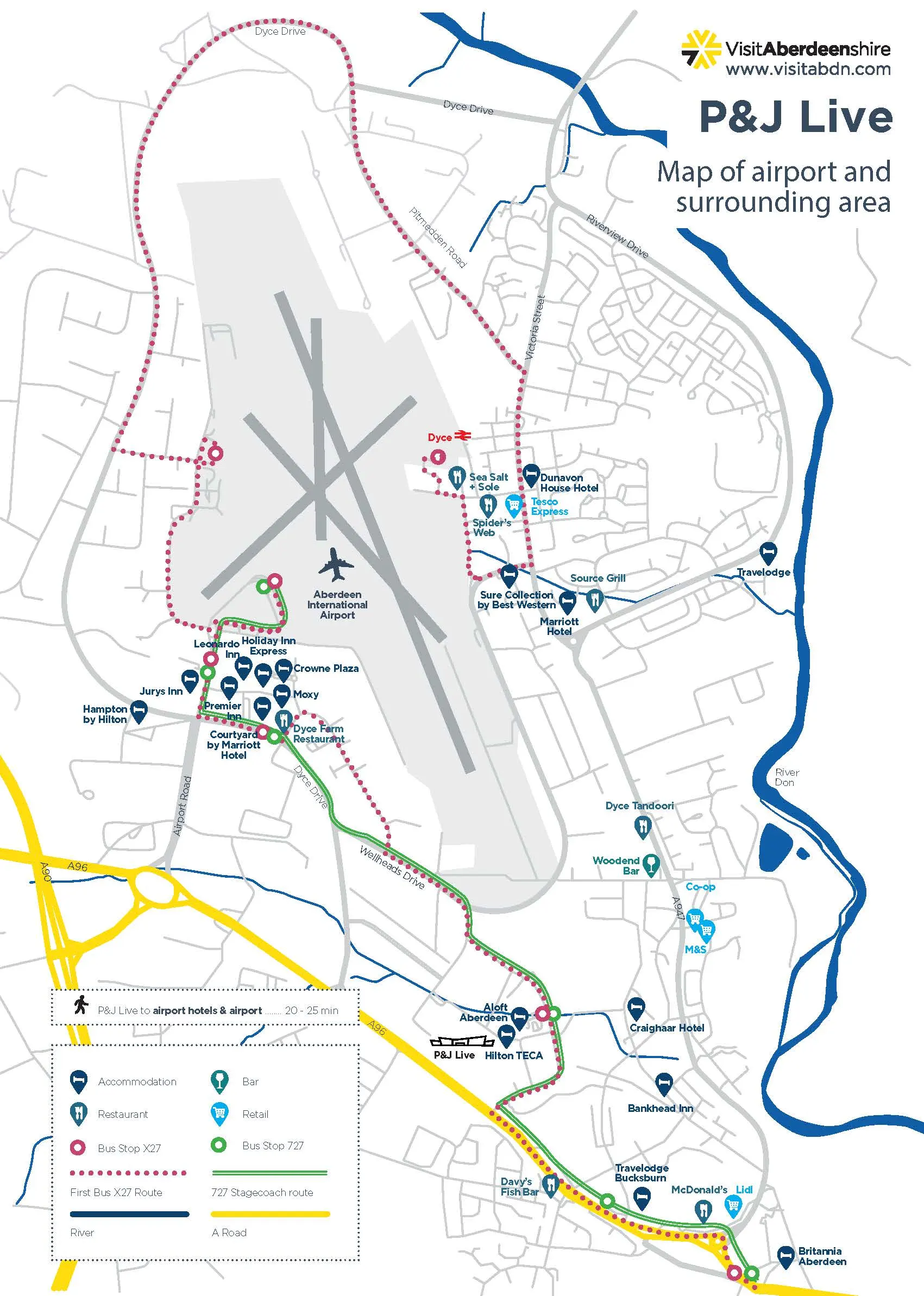 Table of Contents Aberdeen International Airport Access Map 2025-2023