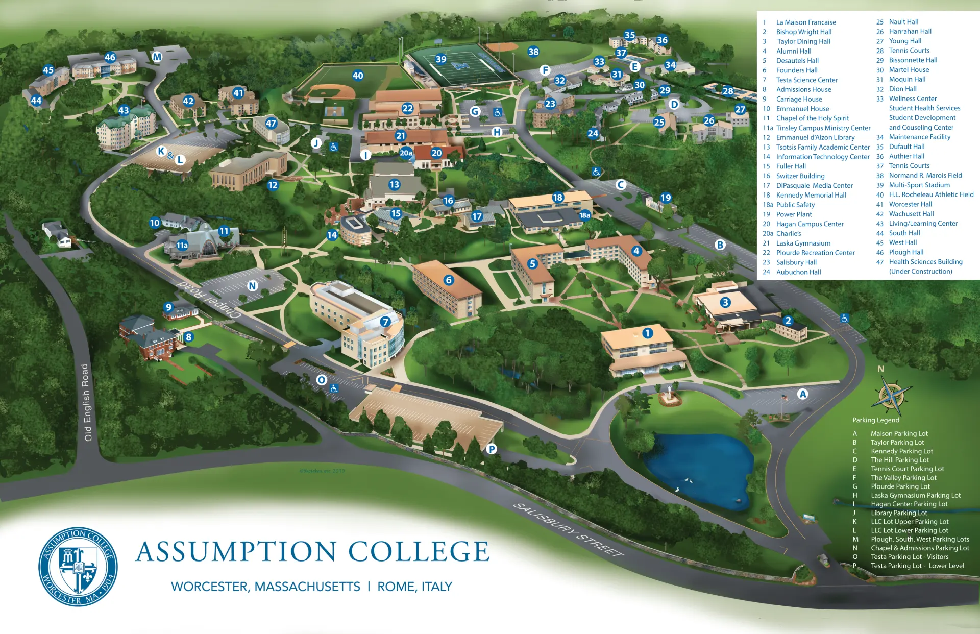 Assumption University Campus Map 2019