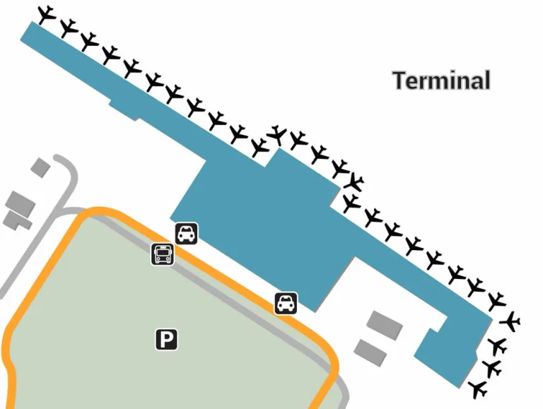 Bahrain International Airport Ground Transportation Map 2025