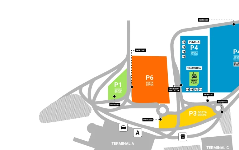 Catania-Fontanarossa Airport Ground Transportation Map 2025-2024