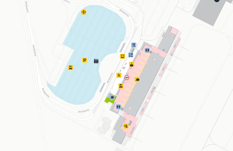 César Manrique Lanzarote Airport Terminal 1 Parking Map 2025