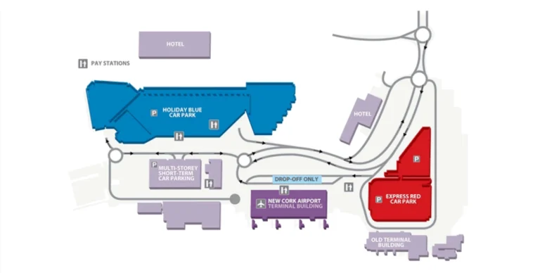 Cork Airport Parking Map 2025-2024