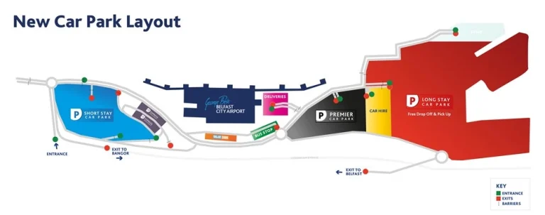George Best Belfast City Airport Parking Map 2025