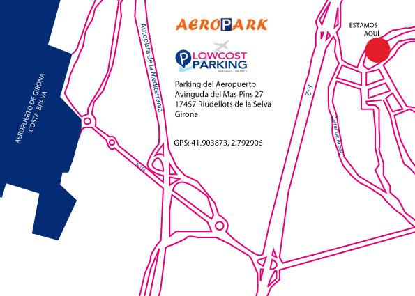 Table of Contents Girona-Costa Brava Airport AeroPark Map 2025-2019Girona-Costa Brava Airport Parking Map