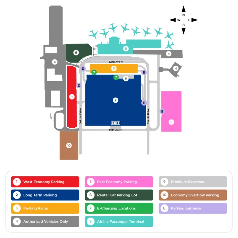 Hector International Airport Ground Transportation Map 2025