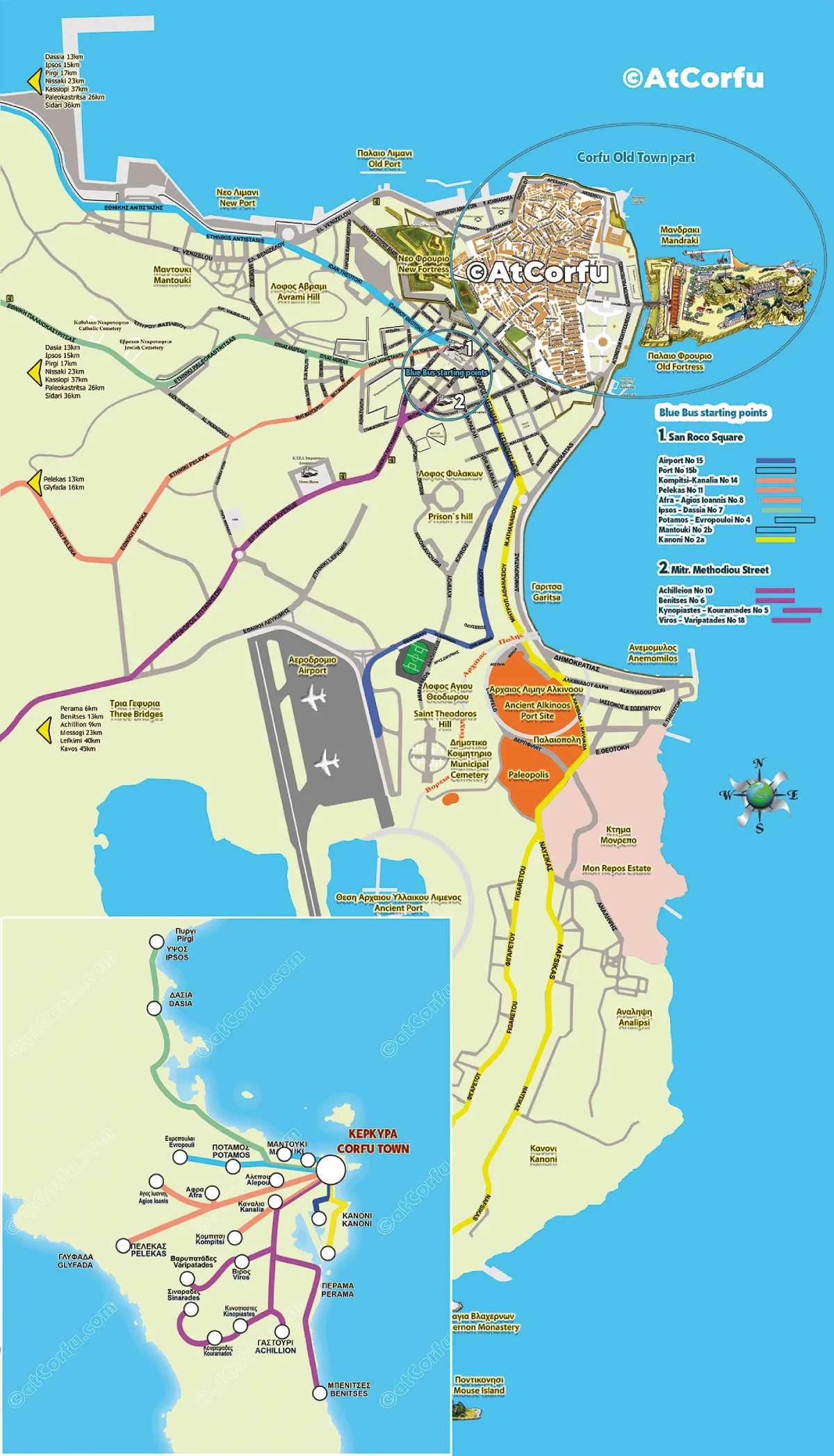 Table of Contents Ioannis Kapodistrias International Airport Bus Route Map 2025-2019