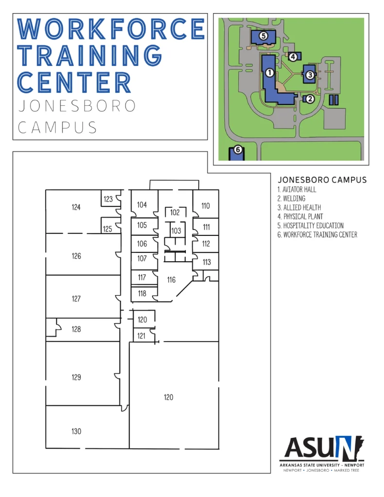 Jonesboro Campus Workforce Training Center Map 2025