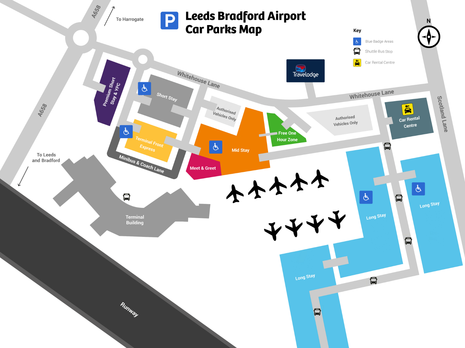 Table of Contents Leeds Bradford Airport Parking Map 2025
