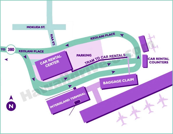 Table of Contents Lihue Airport Car Rental Map 2025Lihue Airport Ground Transportation Map