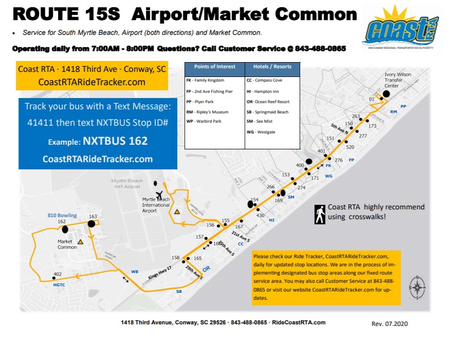 Table of Contents Myrtle Beach International Airport Bus Route Map 2025-2020