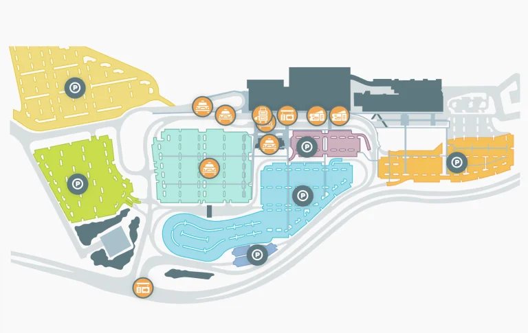 Myrtle Beach International Airport Ground Transportation Map 2025