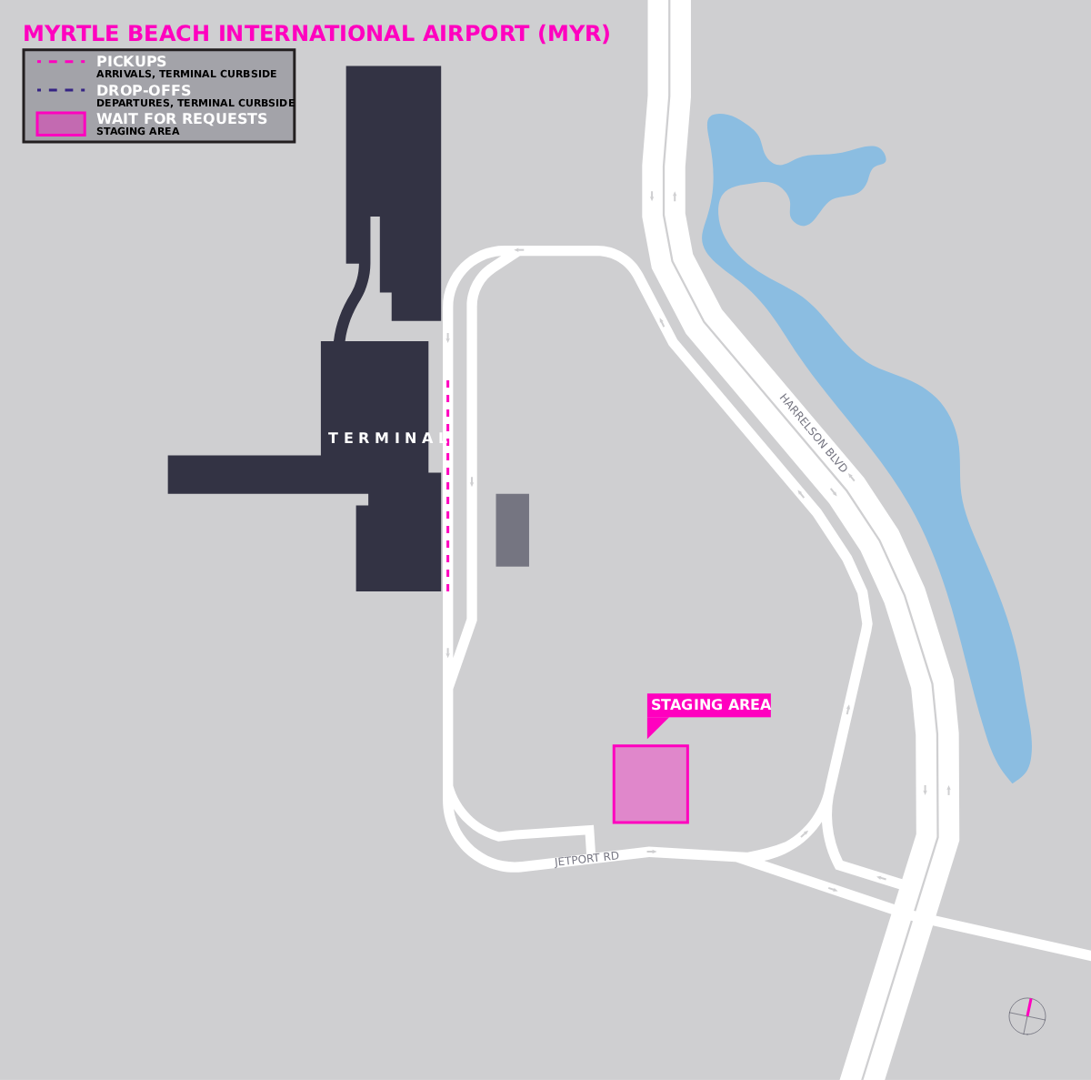 Table of Contents Myrtle Beach International Airport Lyft Staging Area Map 2025