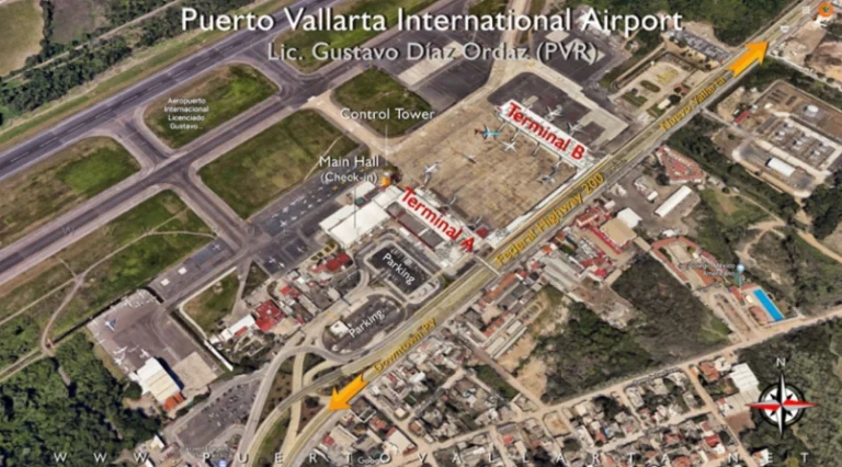 Puerto Vallarta International Airport Parking Map 2025