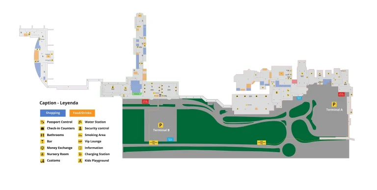 Punta Cana International Airport Ground Transportation Map 2025-2024