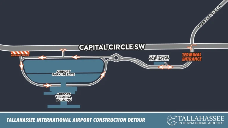 Tallahassee Regional Airport Parking Map 2025