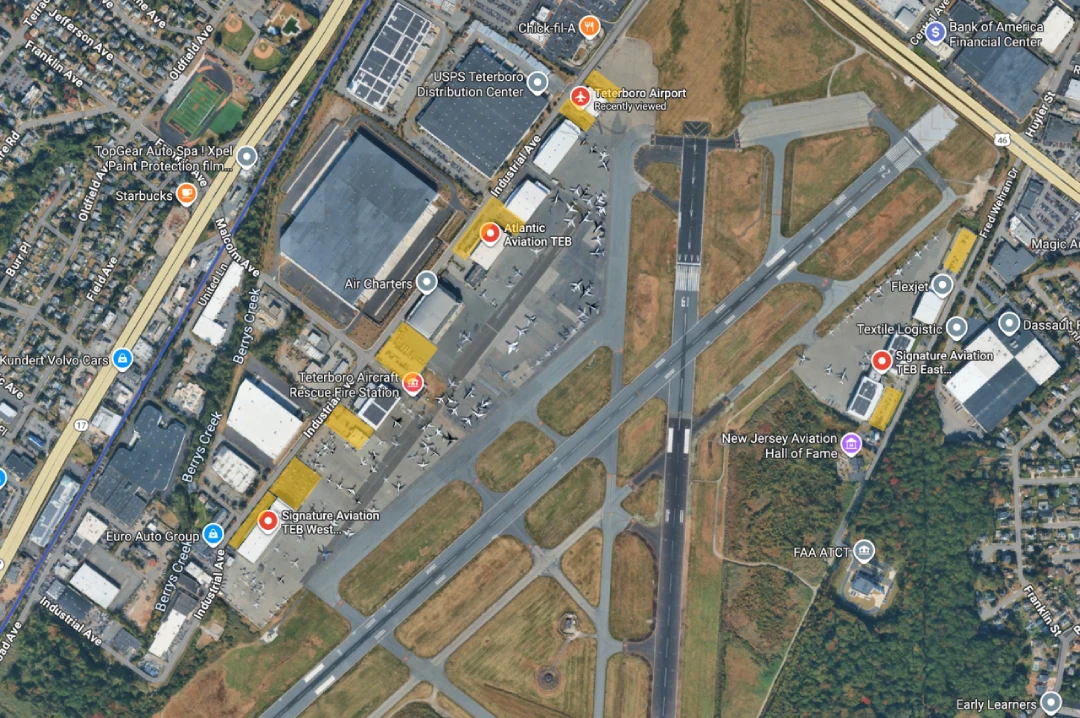 Table of Contents Teterboro Airport Parking Map 2025-2024