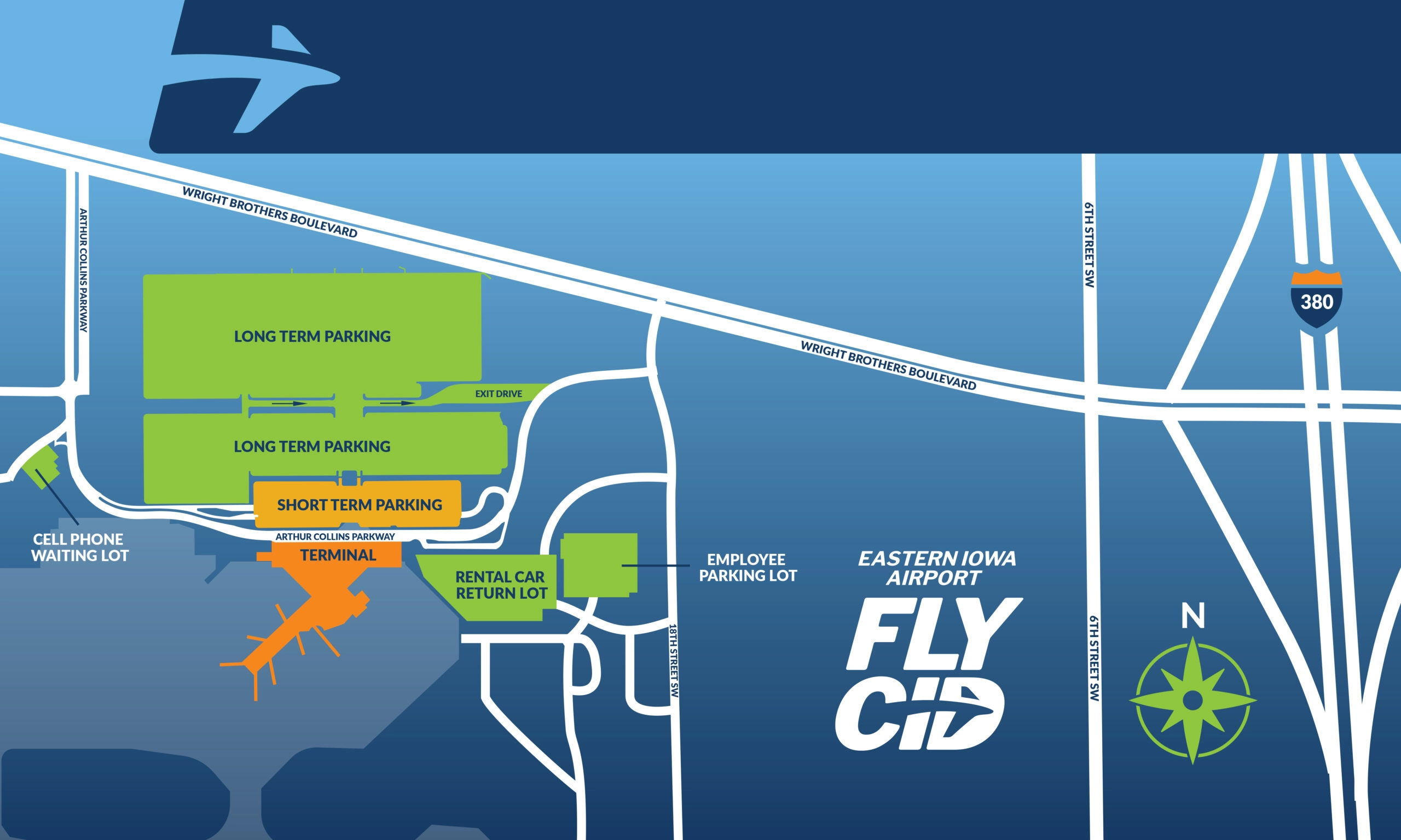 Table of Contents The Eastern Iowa Airport Parking Map 2025-2023