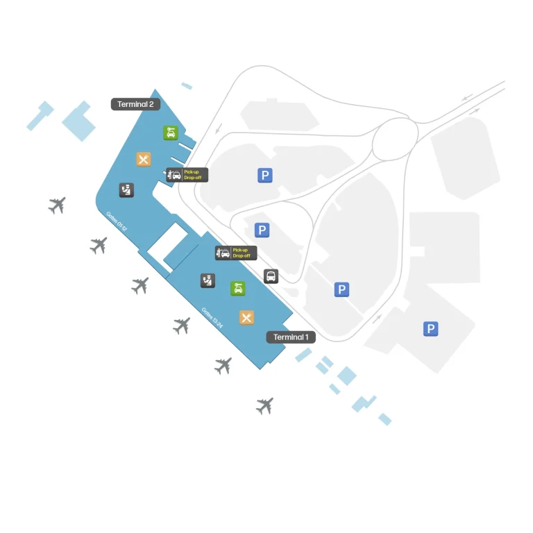 Thessaloniki Macedonia International Airport Parking Map 2025