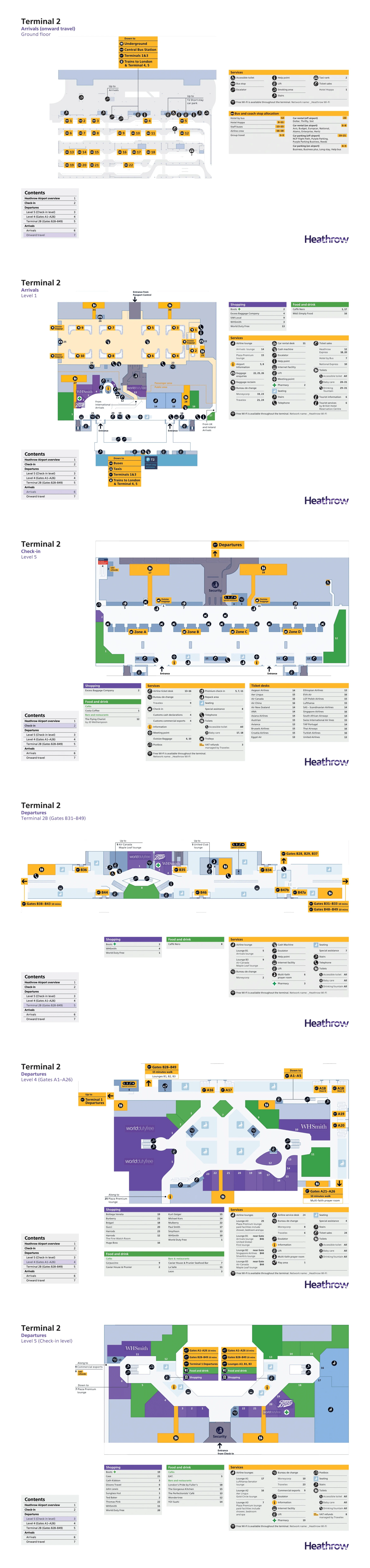 2025 London Heathrow Airport Terminal 2 Map