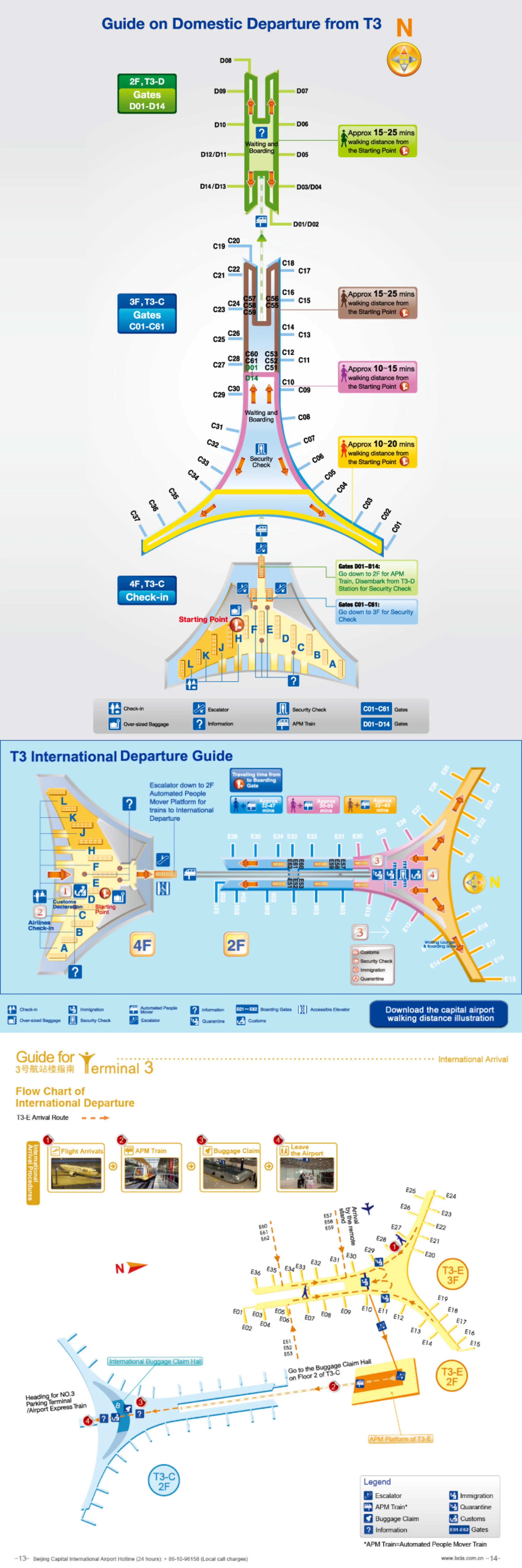 Beijing Capital International Airport Terminal 3 Map 2025