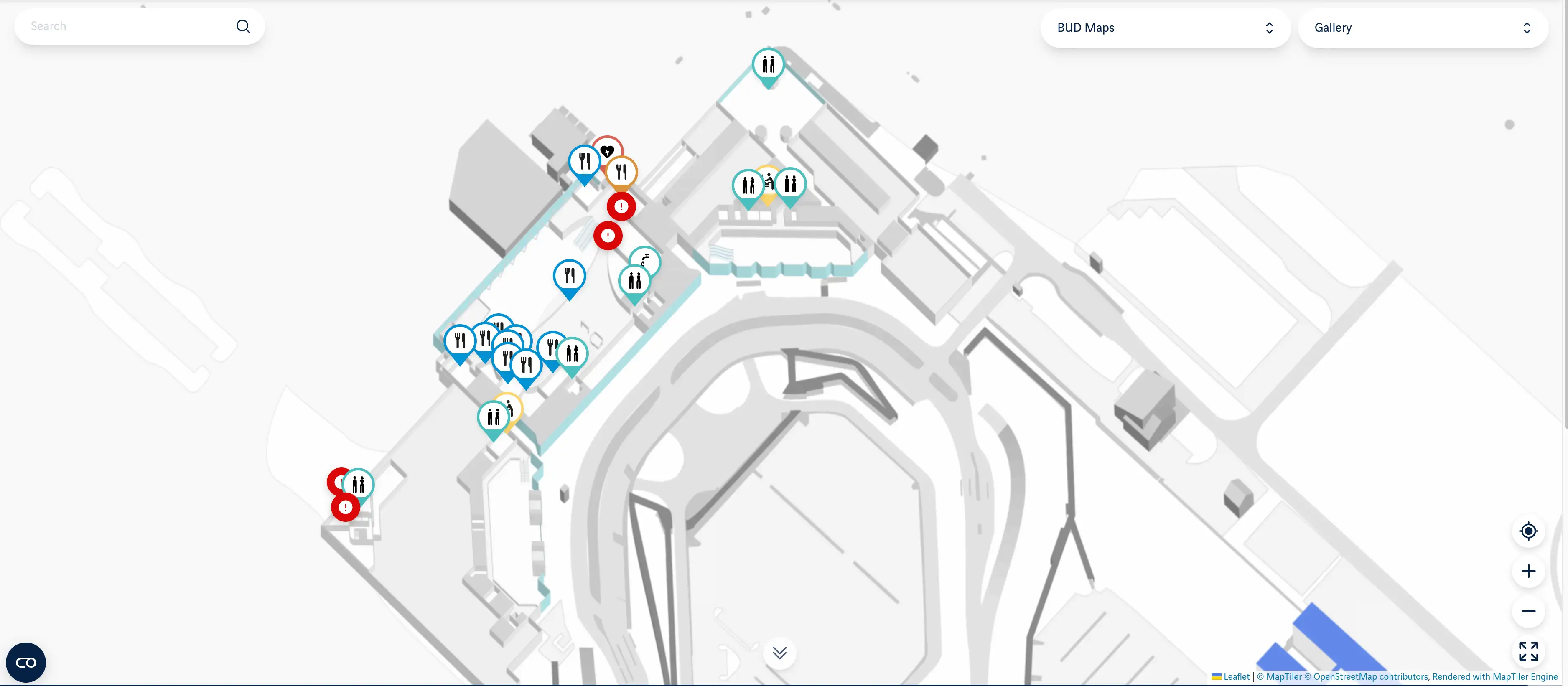 Budapest Liszt Ferenc International Airport Gallery Map 2025