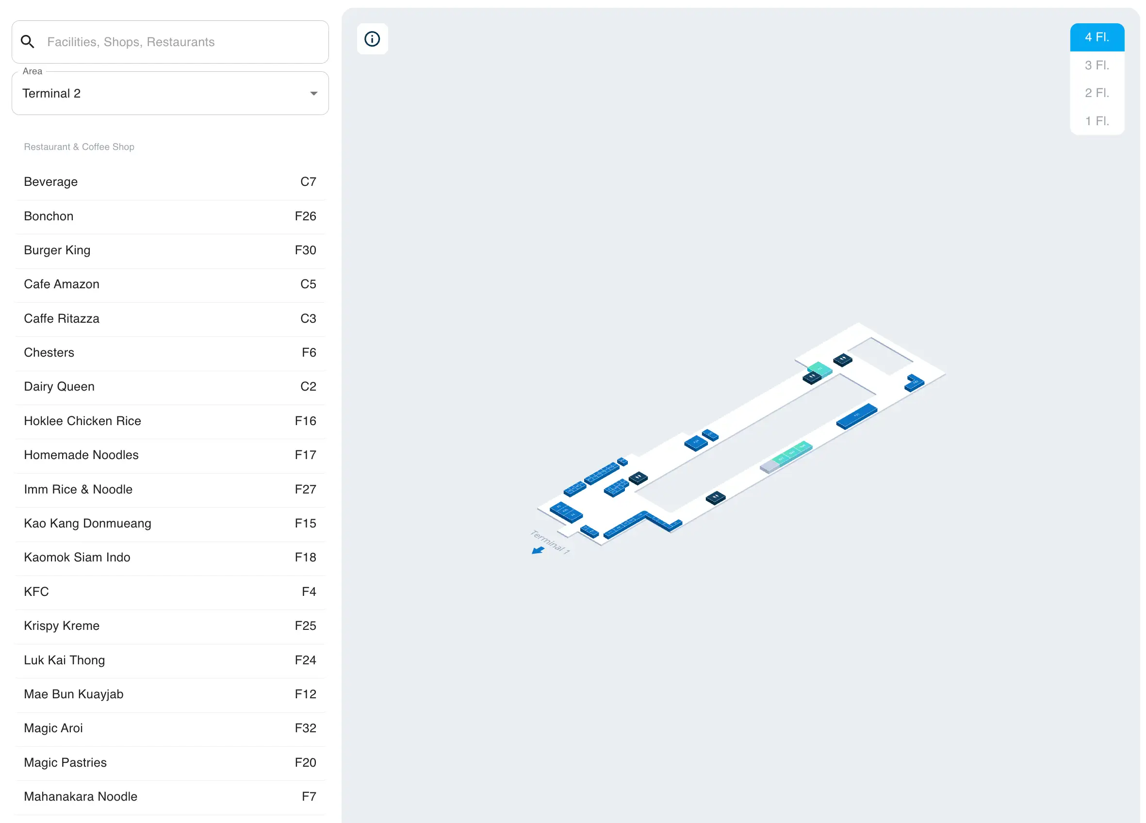 Don Mueang International Airport Terminal 2 Level 4 Map 2026
