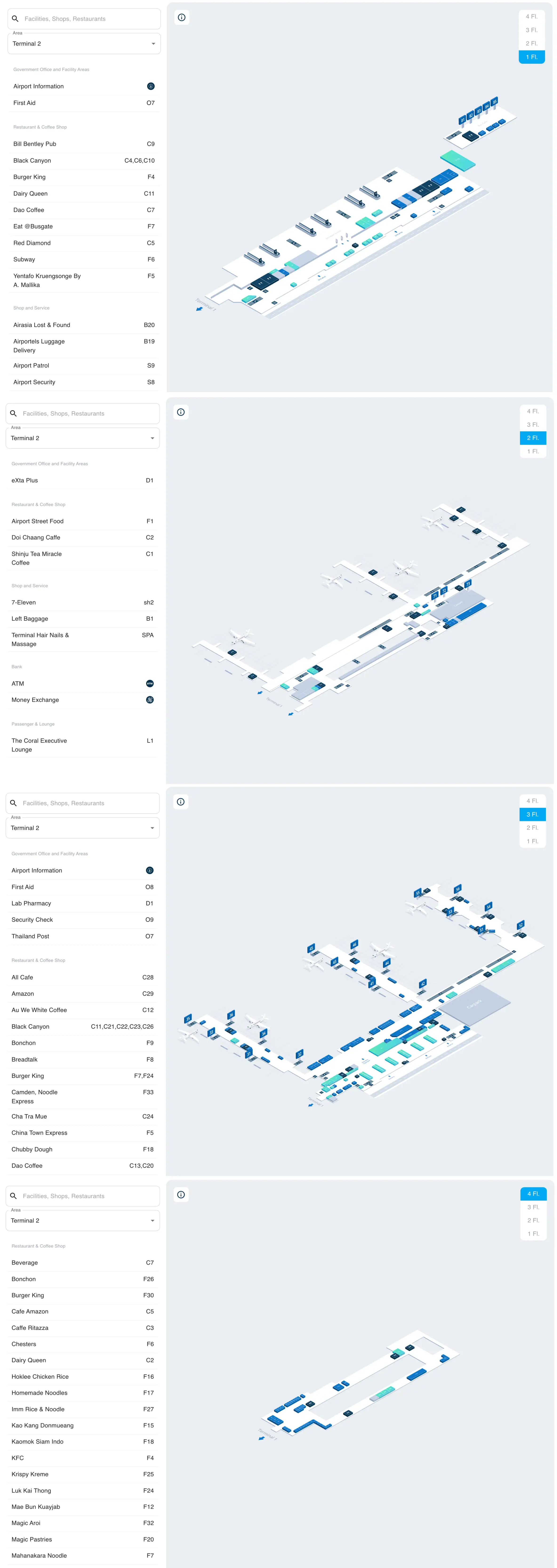 Don Mueang International Airport Terminal 2 Map 2026