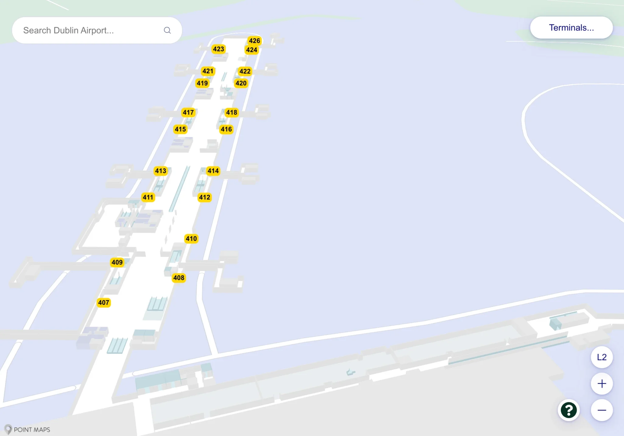 Dublin Airport Terminal 2 Map Most Up To Date All Maps