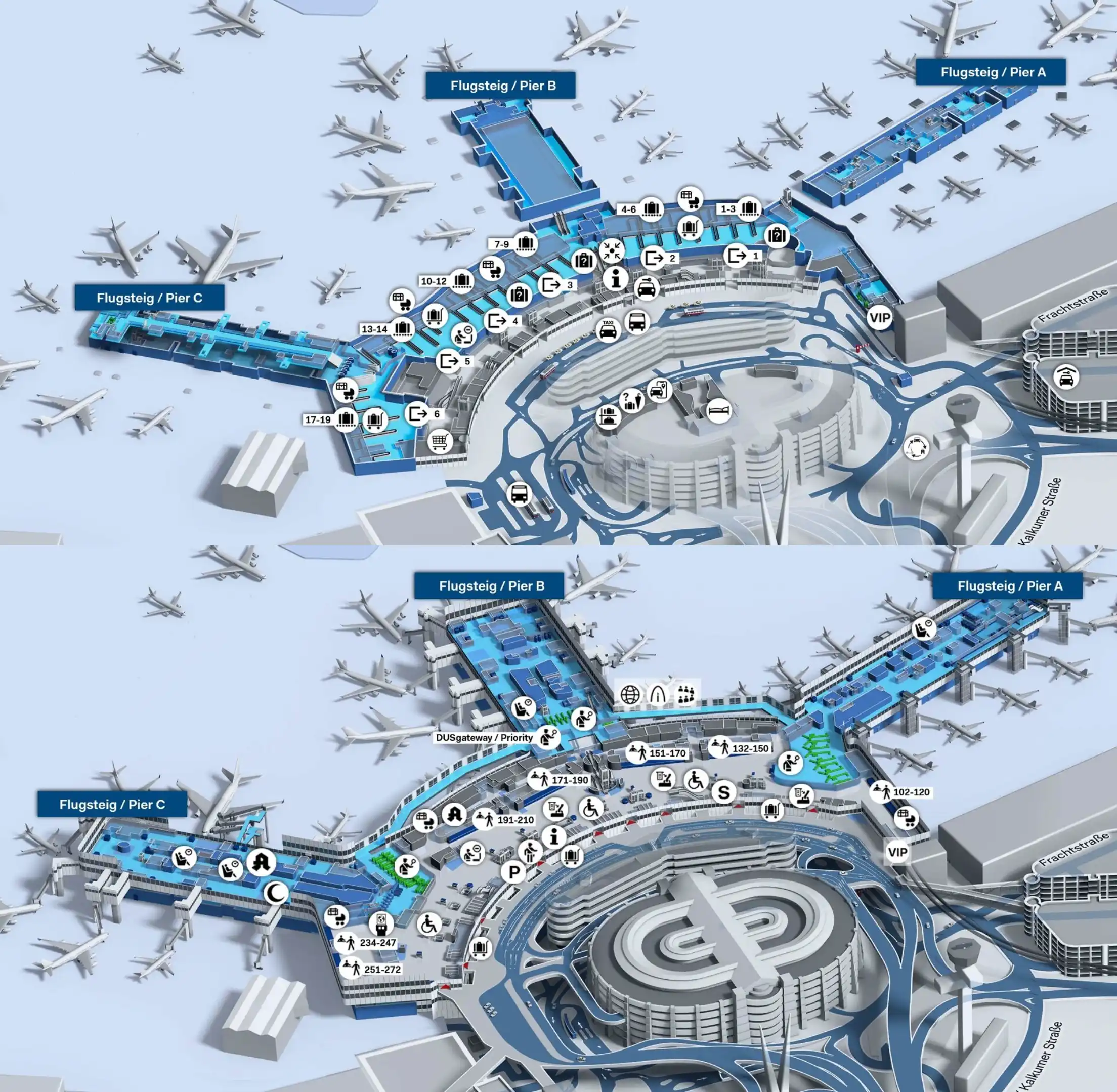 Düsseldorf Airport Terminal A Map 2025