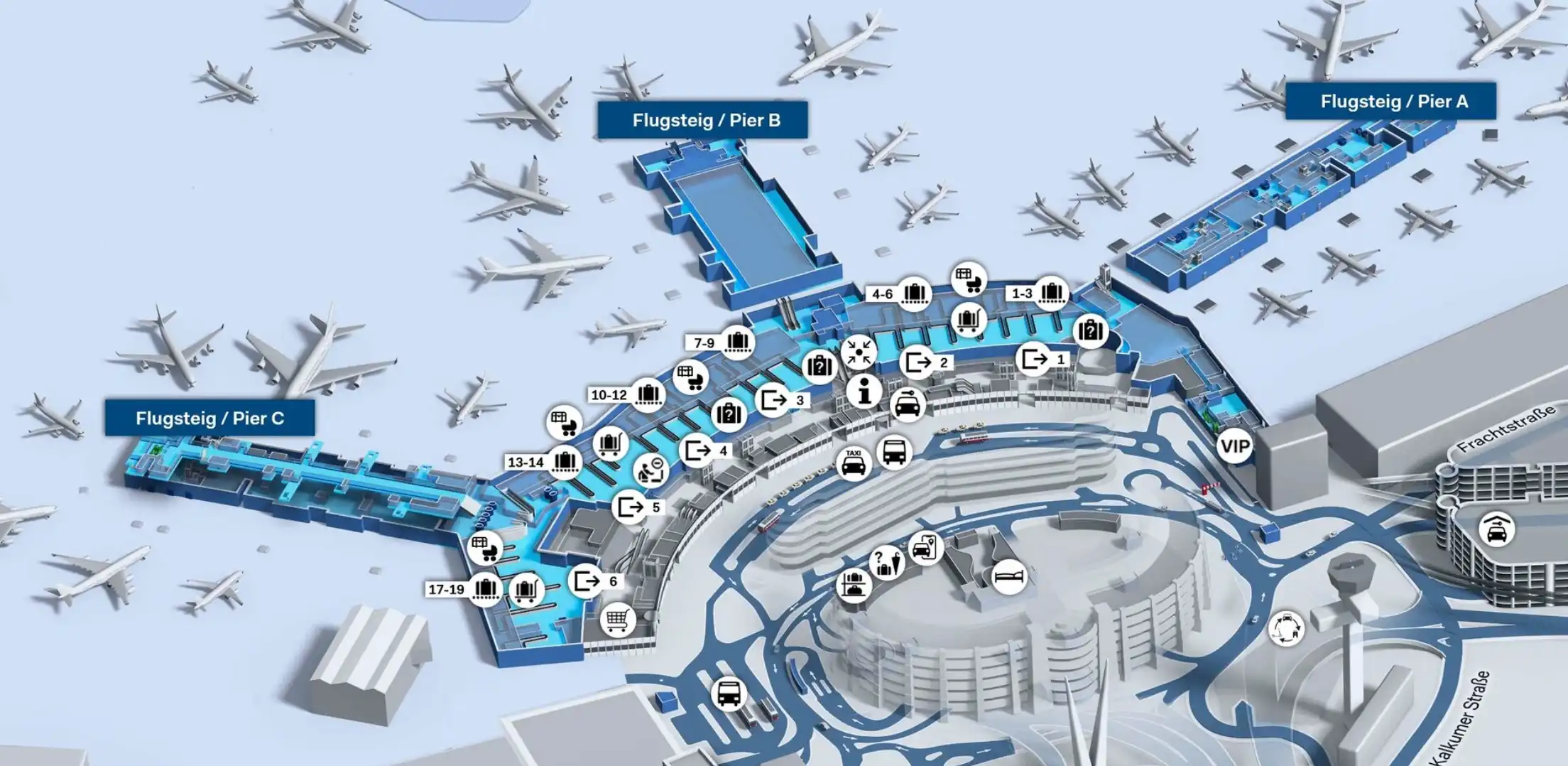 Düsseldorf Airport Terminal C Arrivals Map 2025