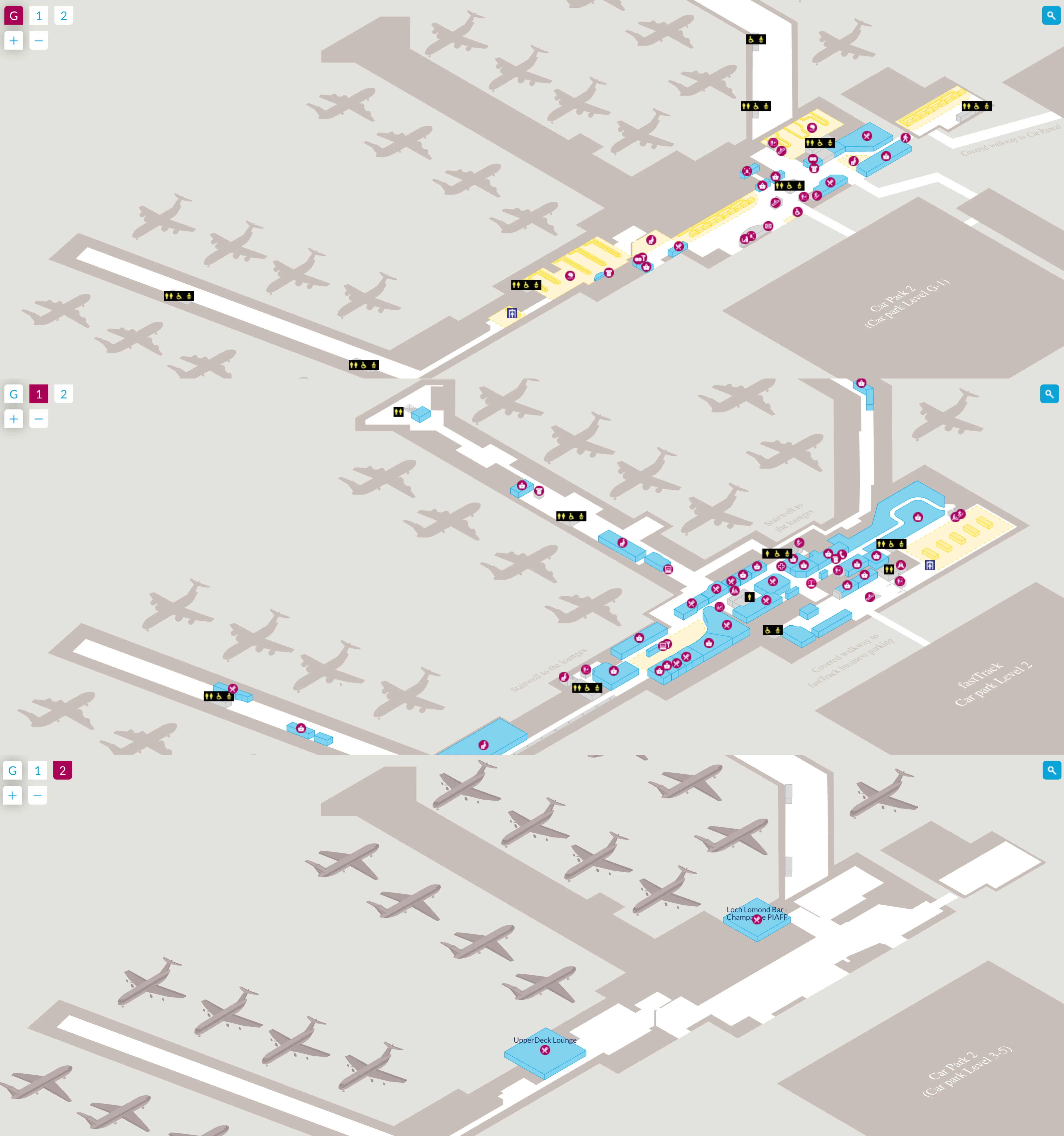 Glasgow Airport Terminal 1 Map 2025