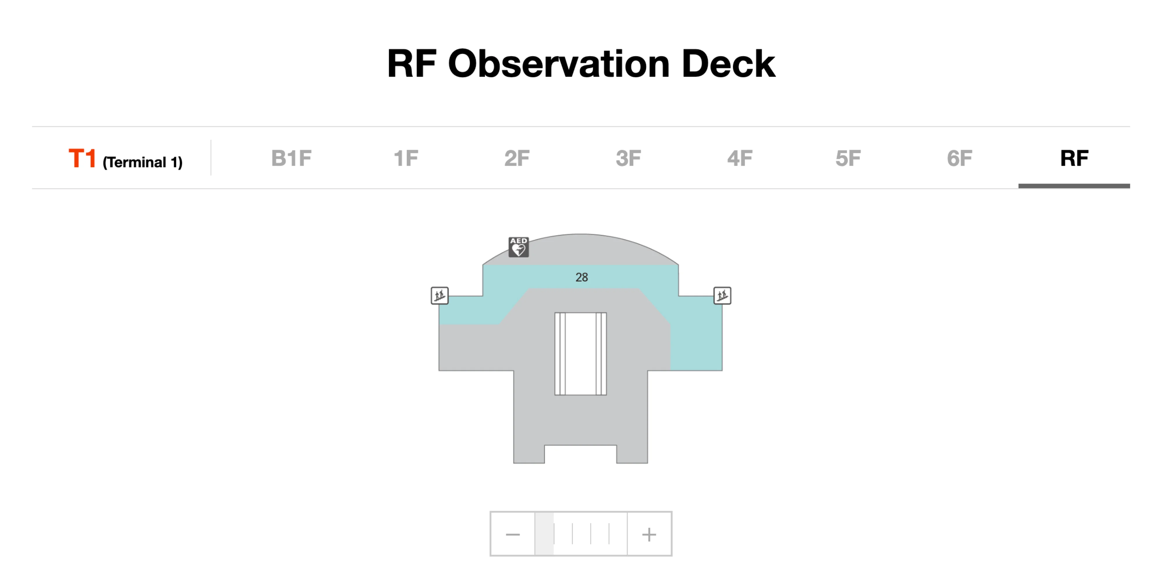 Haneda International Airport Terminal 1 RF Observation Deck Map 2026