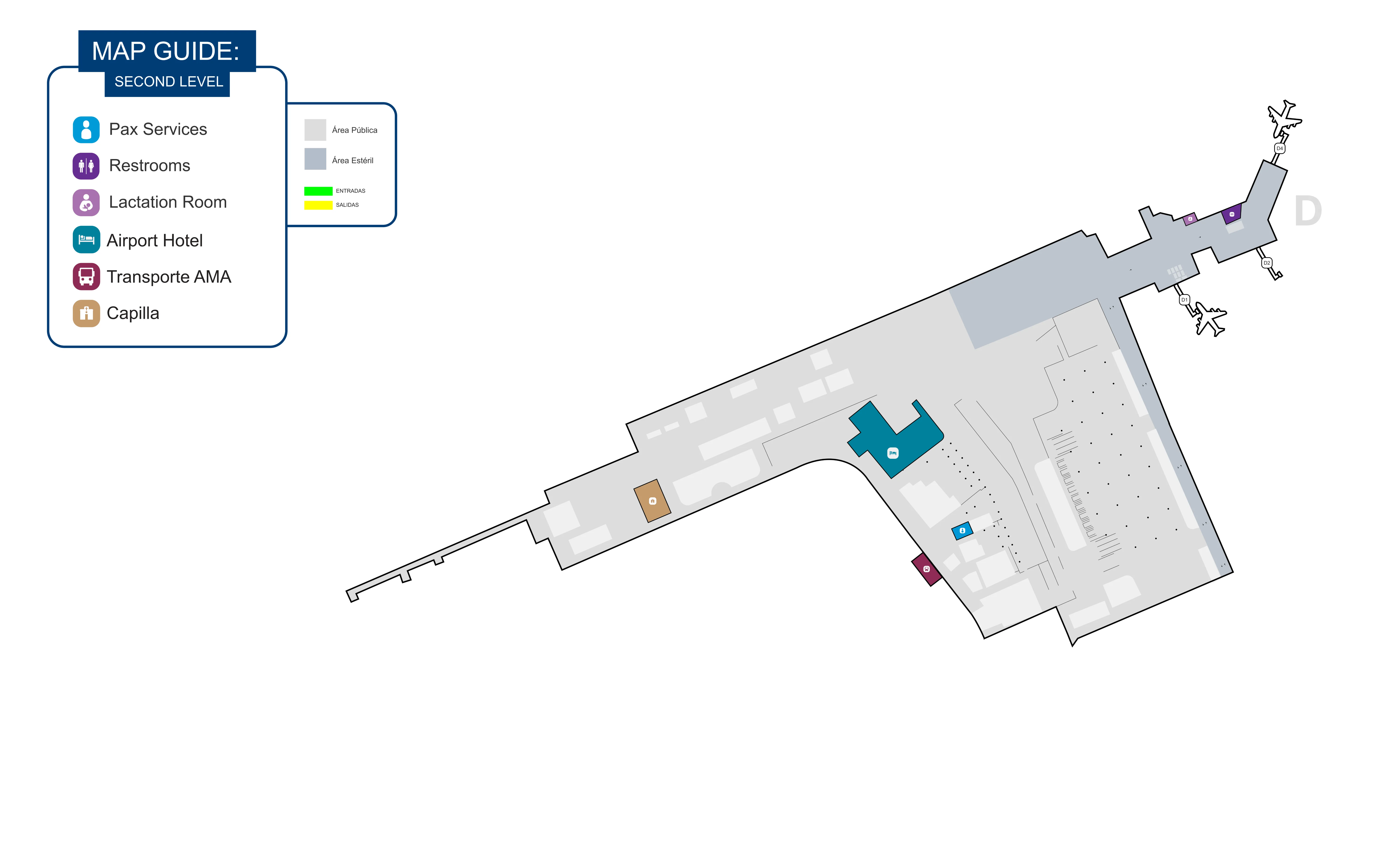 Luis Munoz Marin International Airport Terminal D Map 2025