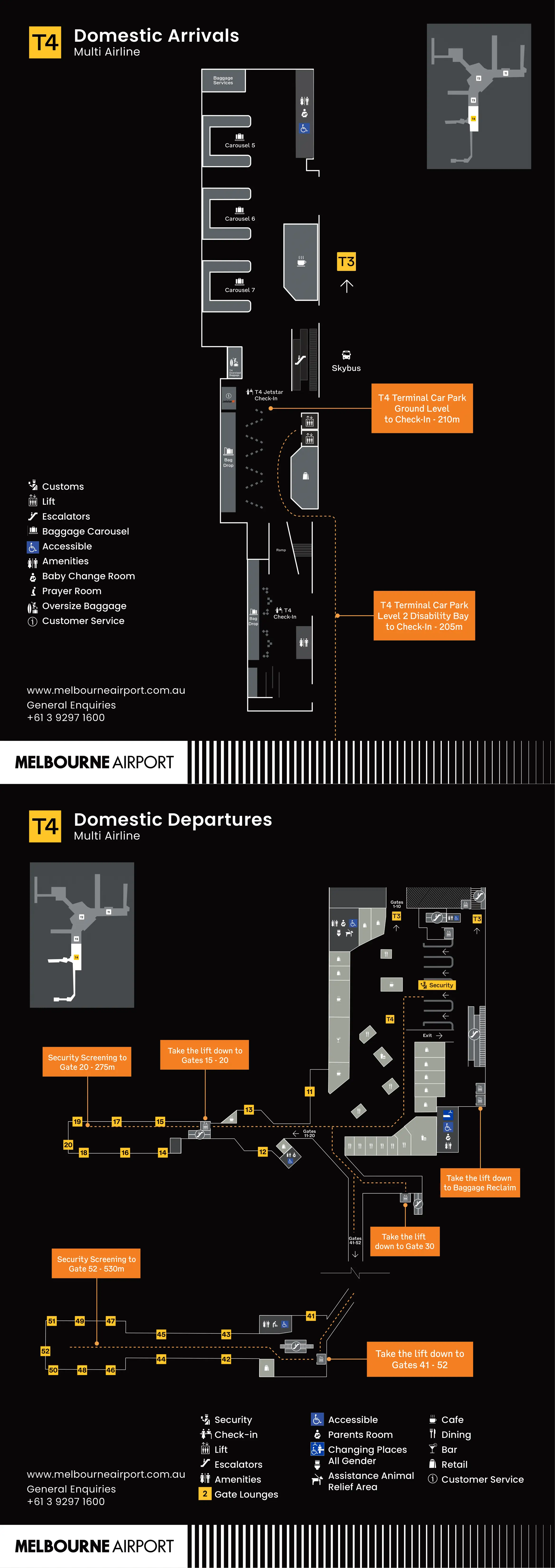 Melbourne Airport Terminal 4 Map 2025