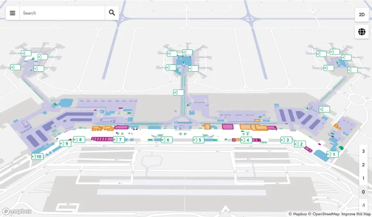 Milan Malpensa Airport Terminal 1 Level 0 Map 2025