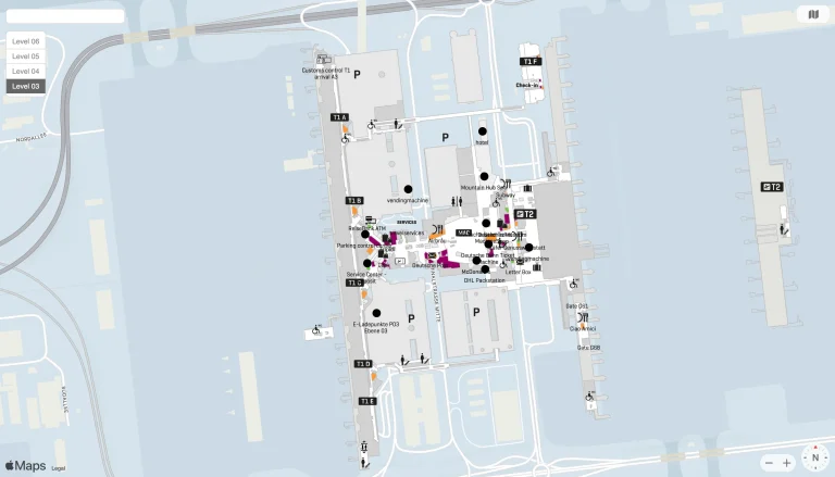 Munich Airport Terminal 1 Level 3 Map 2025