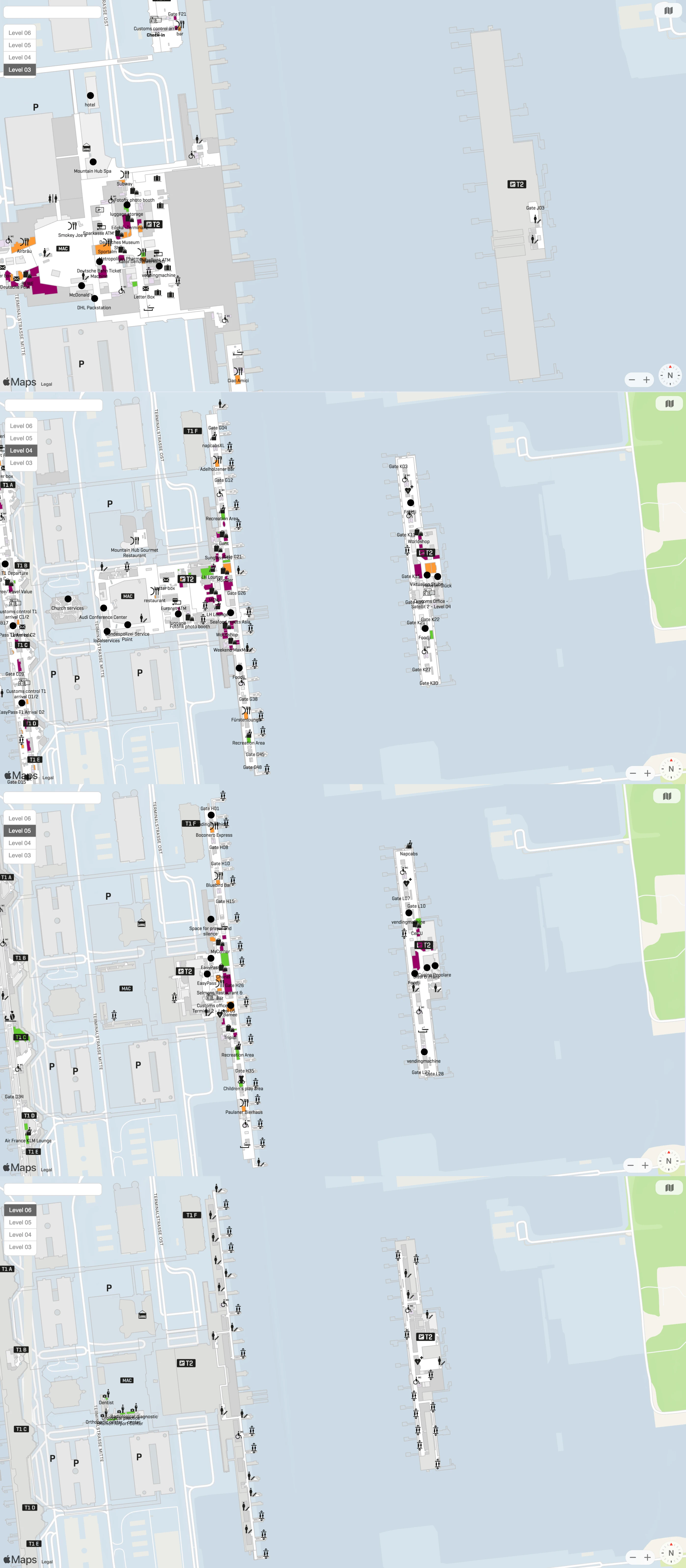 Munich Airport Terminal 2 Map 2025