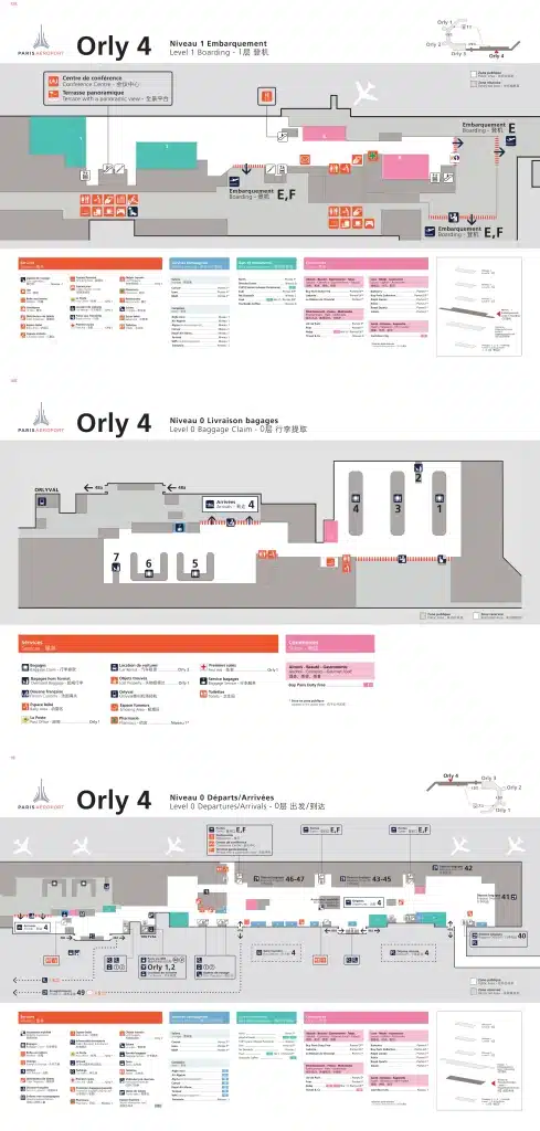 Paris-Orly Airport Terminal 4 Map (Most Up-To-Date) - All Maps
