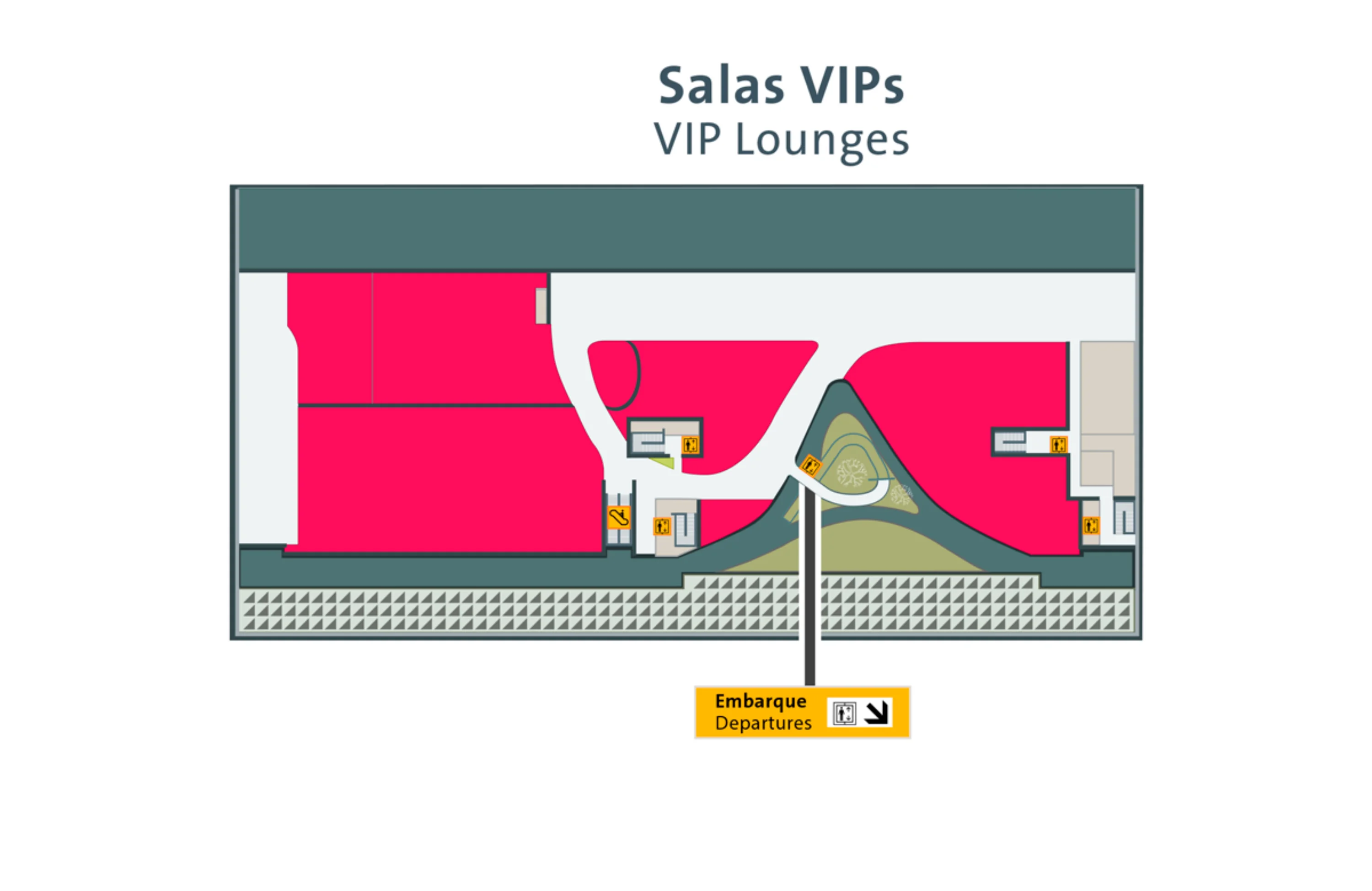 São Paulo Guarulhos International Airport Terminal 3 VIP Lounge Map 2026