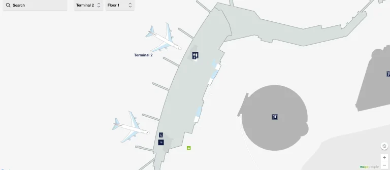 Stockholm Arlanda Airport Terminal 2 Level 1 Map 2025