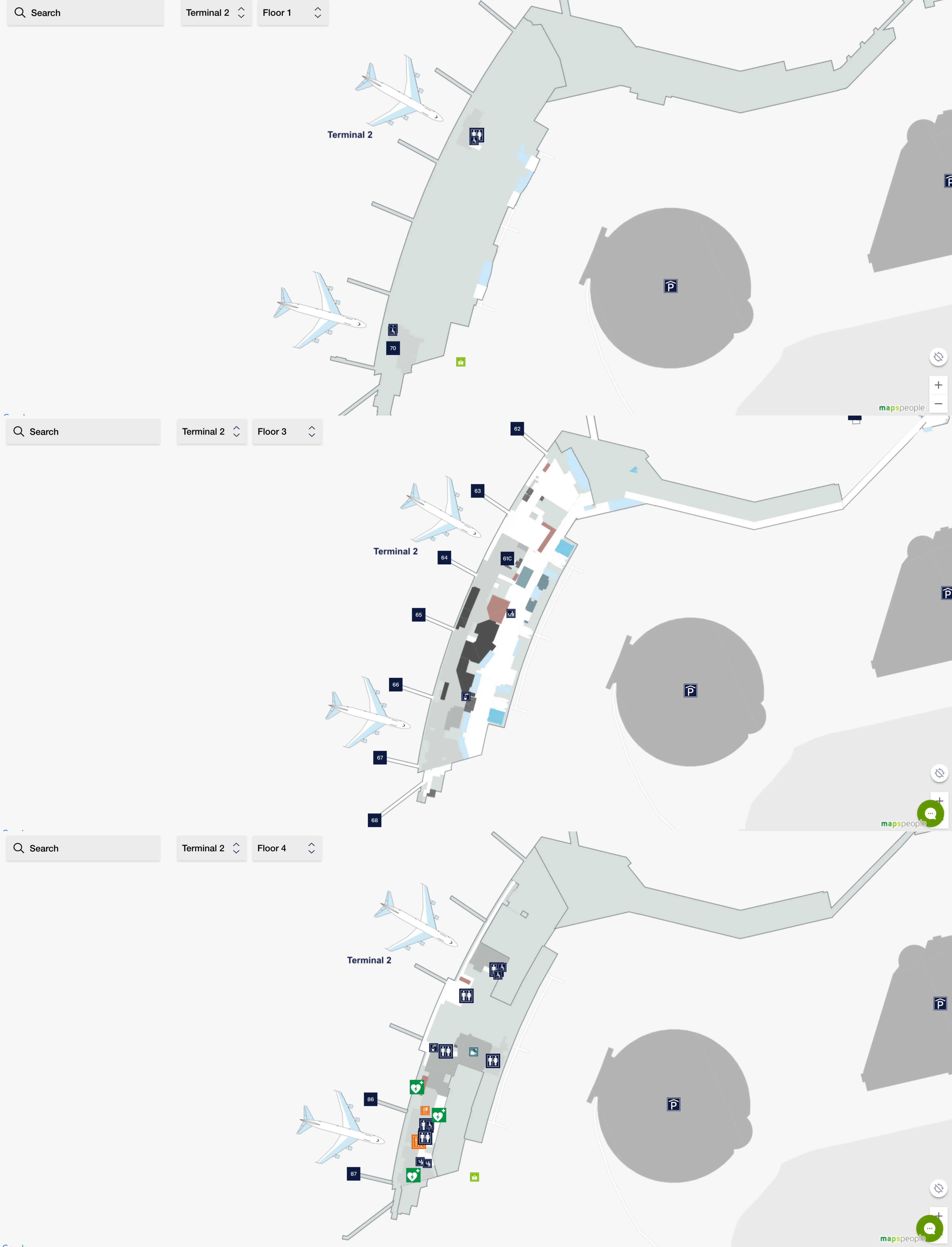 Stockholm Arlanda Airport Terminal 2 Map 2025