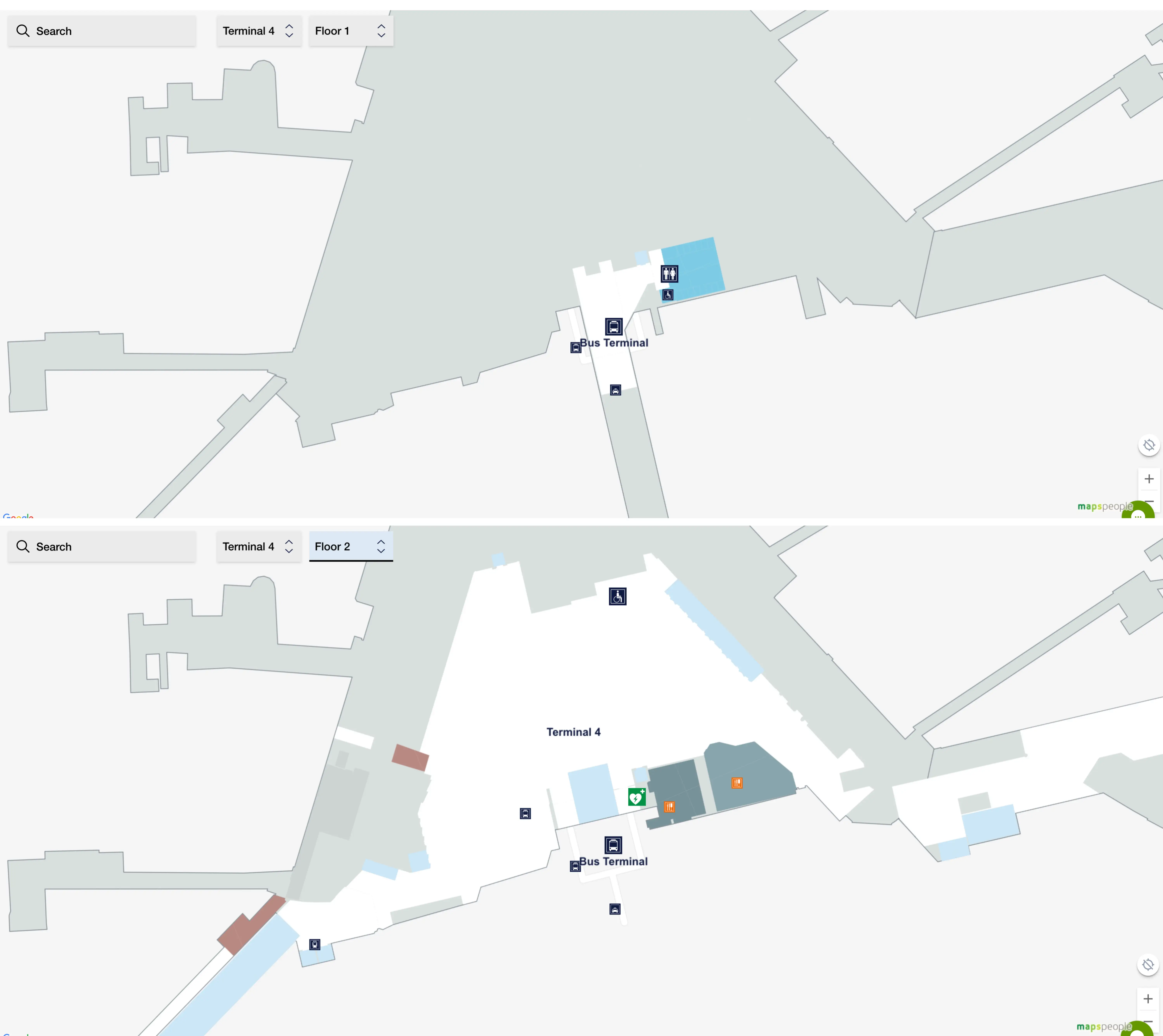 Stockholm Arlanda Airport Terminal 4 Map 2025