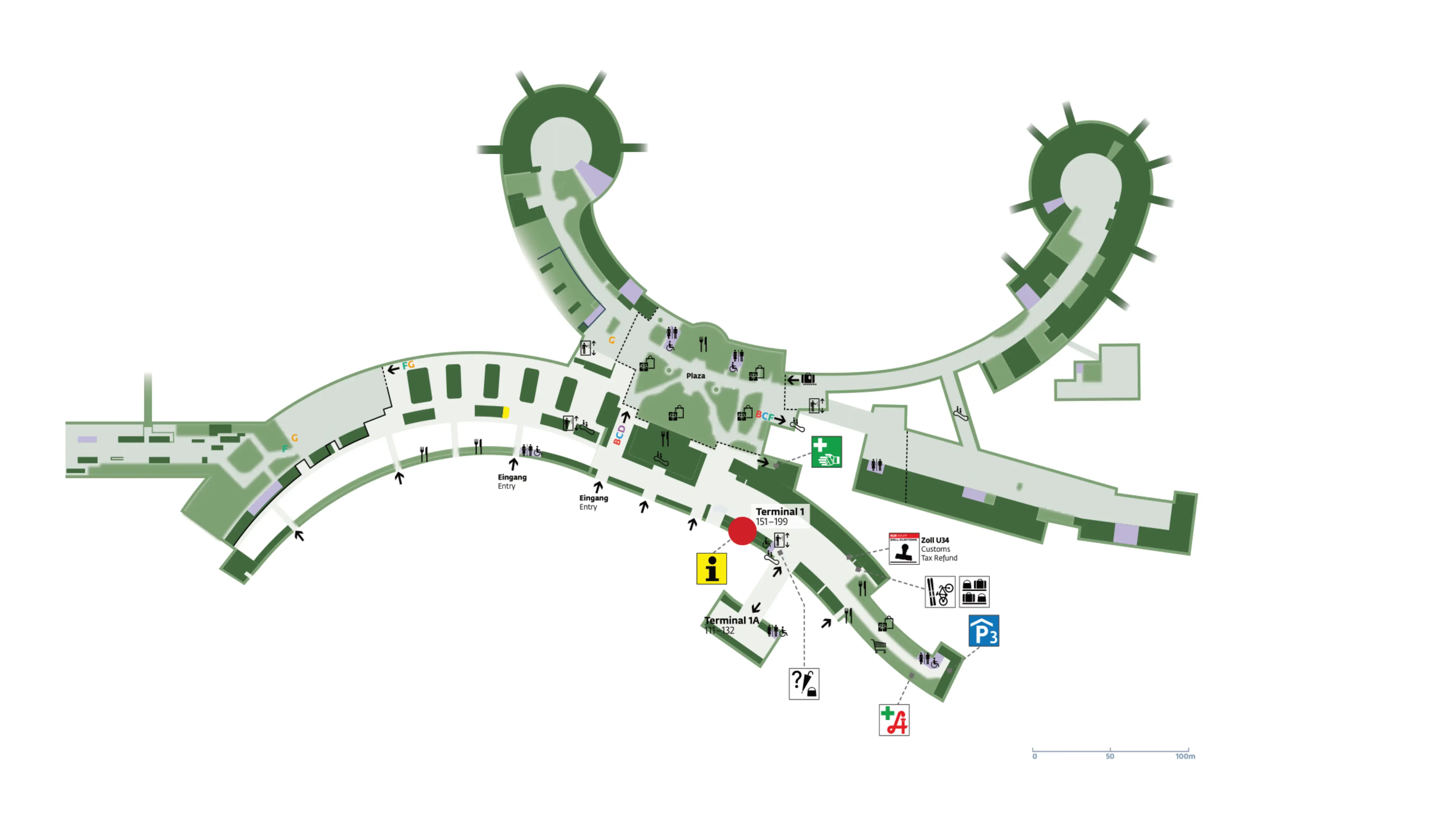 Vienna International Airport Terminal 1 Map 2025