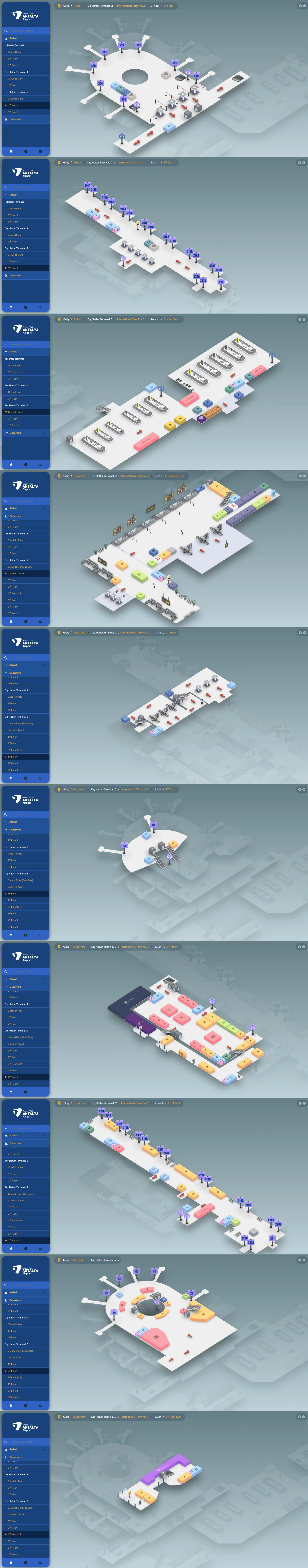 Antalya International Airport Terminal 2 Map 2026