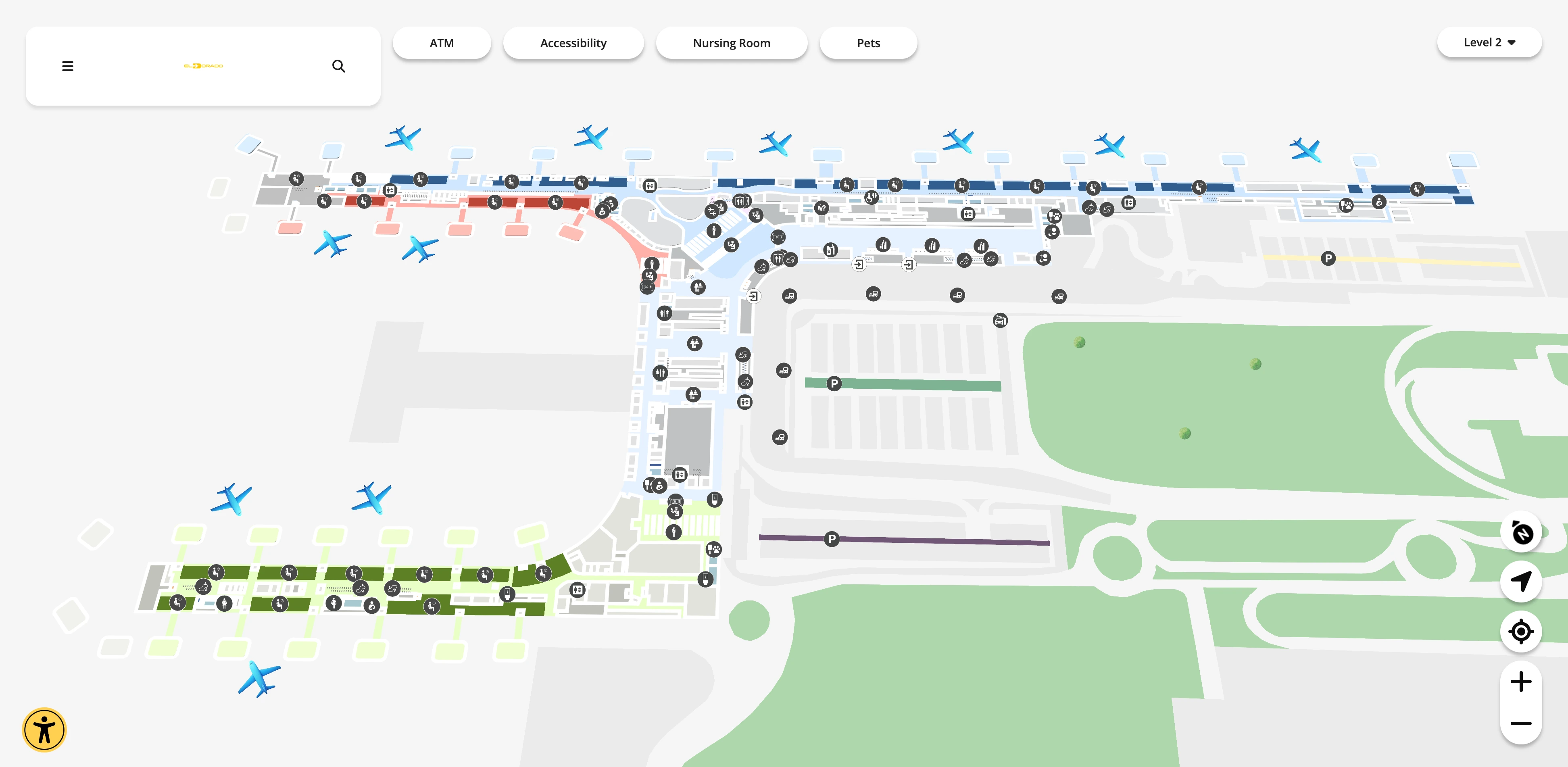El Dorado International Airport Terminal 1 Level 2 Map 2026