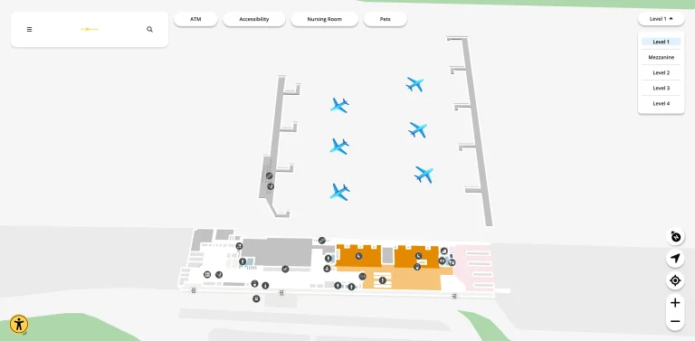 El Dorado International Airport Terminal 2 Level 1 Map 2026