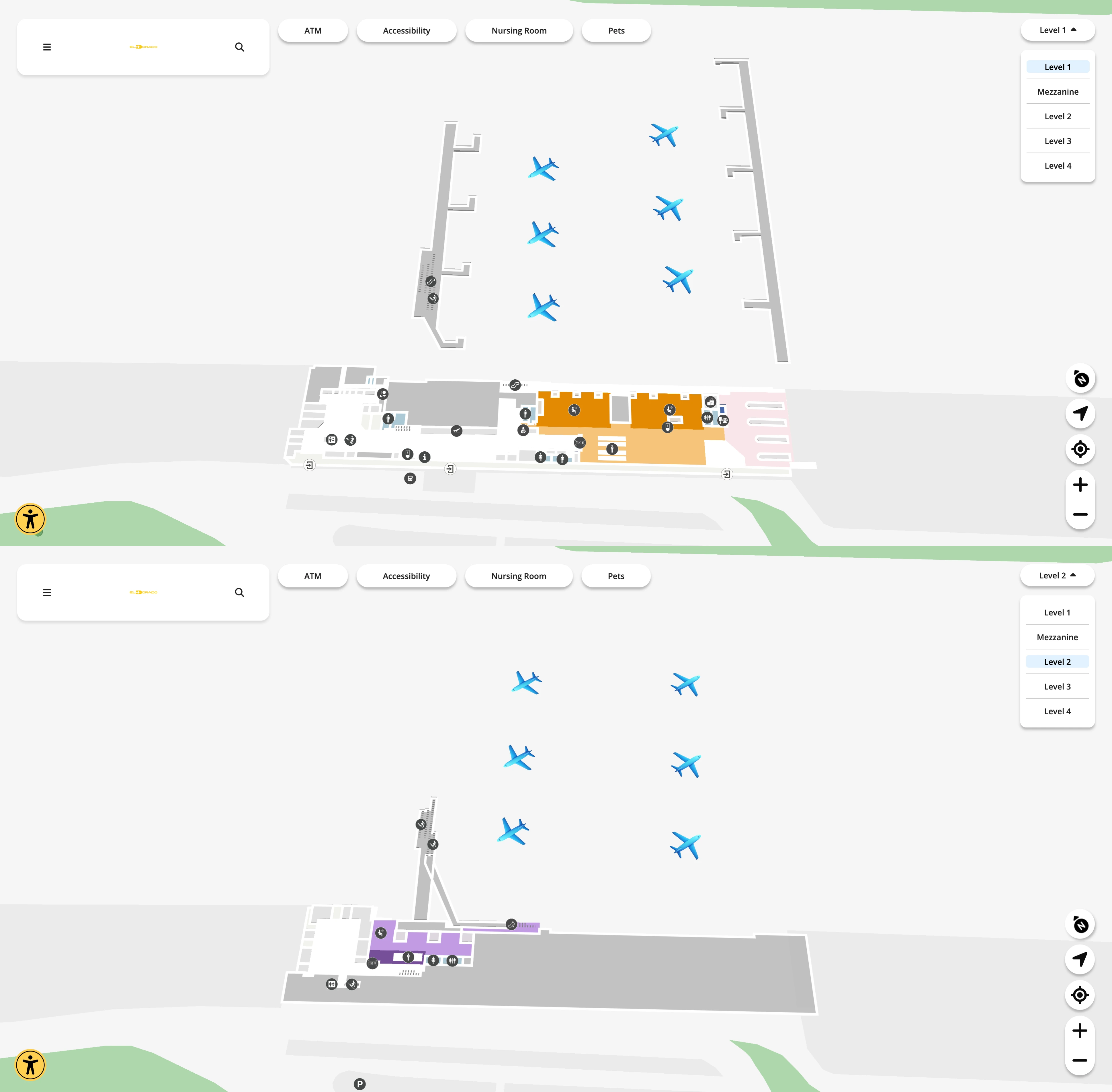 El Dorado International Airport Terminal 2 Map 2026