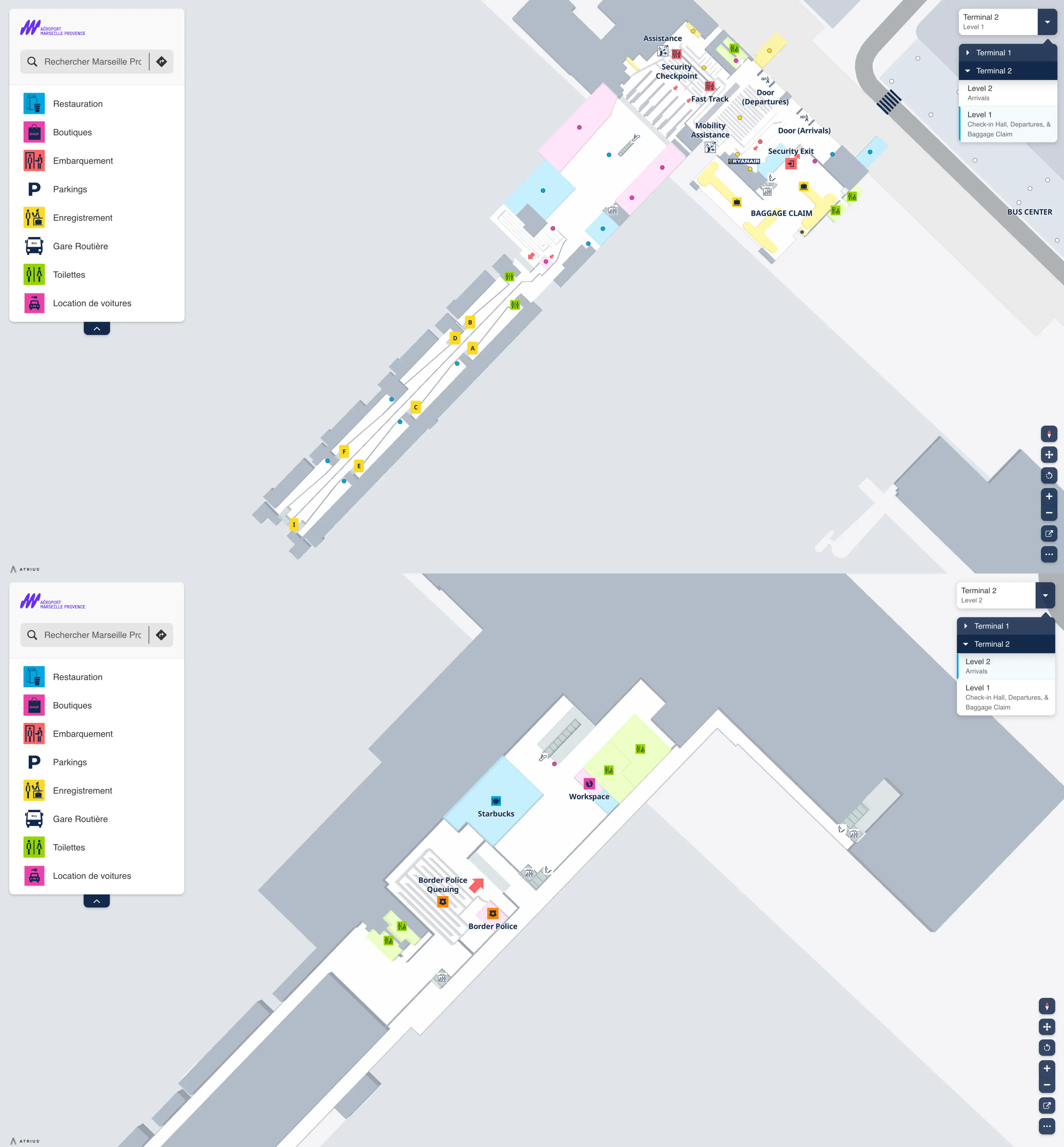 Marseille Provence Airport Terminal 2 Map 2026