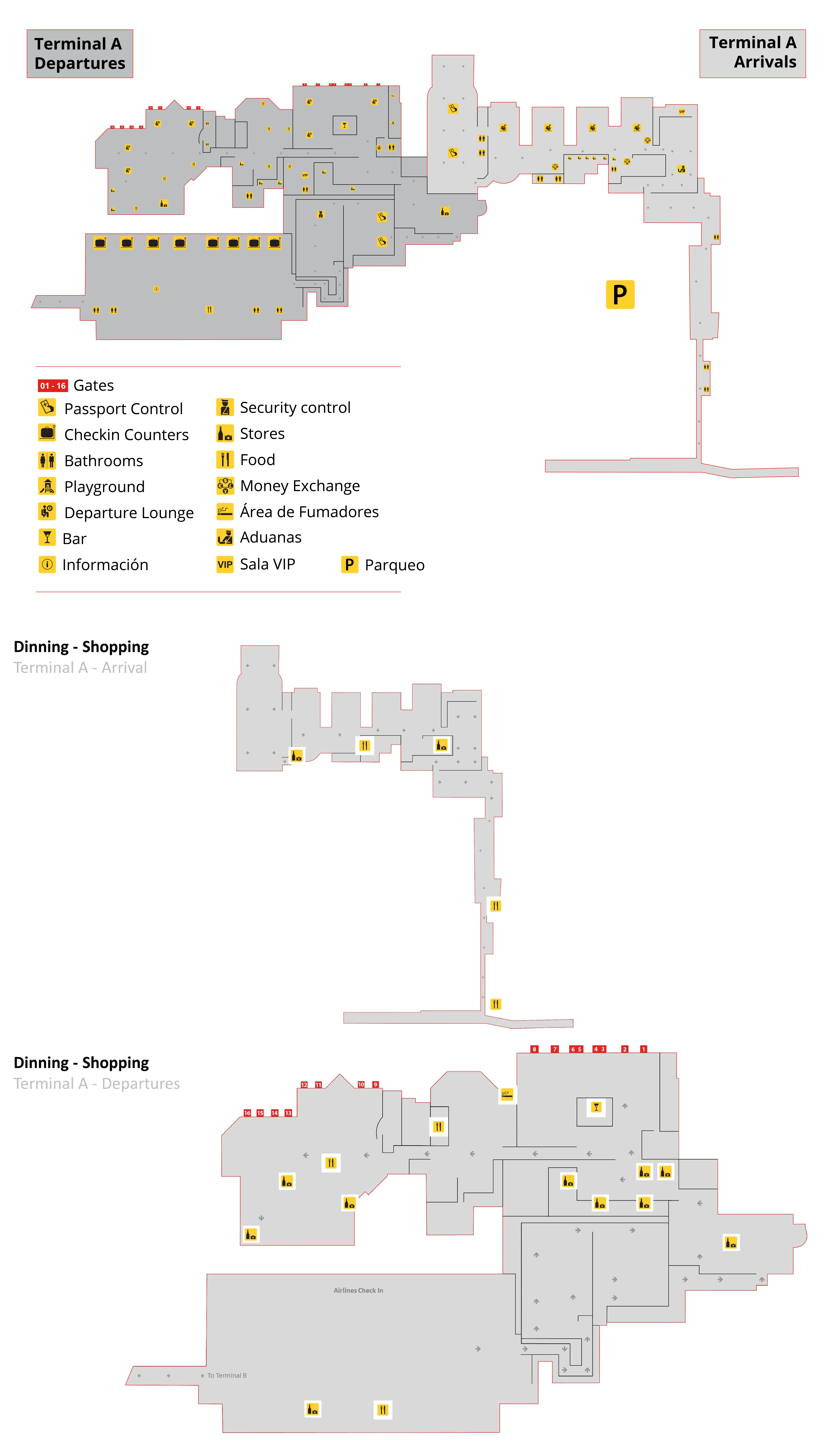 Punta Cana International Airport Terminal A Map 2026